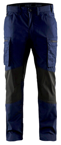 Trousers stretch 1459 D124 145918458999 D124 navy/black