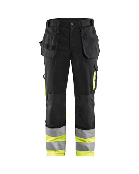 RThousut BLÅKLÄDER HVis 1529 C50 152918609933 C50 musta/HVis kelt