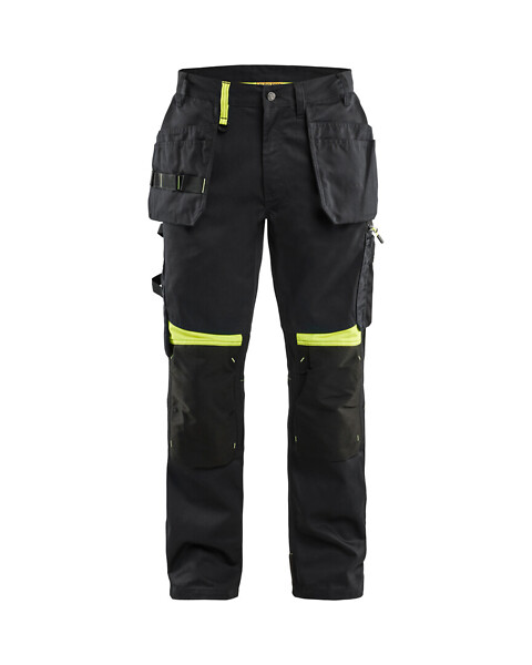 RThousut BLÅKLÄDER 1555 D84 155518609933 D84 Musta/HVis kelt.