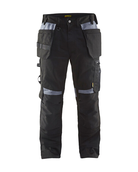 RThousut BLÅKLÄDER 1555 D88 155518609994 D88 Musta/Harmaa