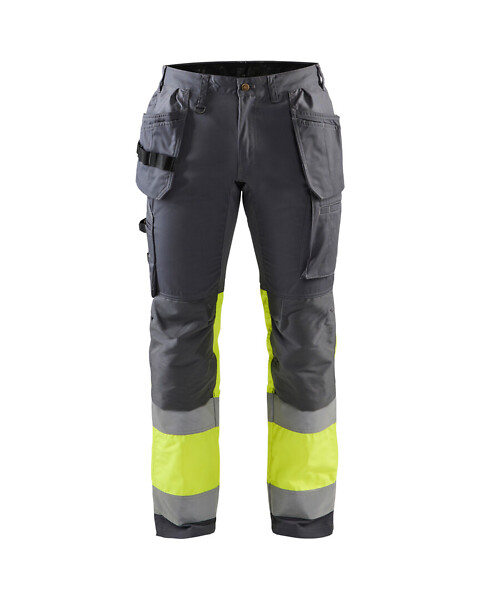 RThousut BLÅKLÄDER HV STR 1558 D100 155818119633 D100 Harmaa/HVis kelt.