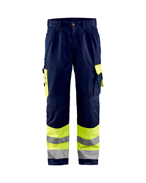 Housut BLÅKLÄDER Hi-Vis 1584 C154 158418603389 C154 HVis kelt/M.sin