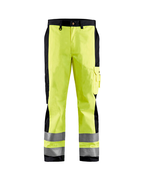Housut BLÅKLÄDER Hi-Vis 1583 C56 158318603399 C56 HVis kelt/musta