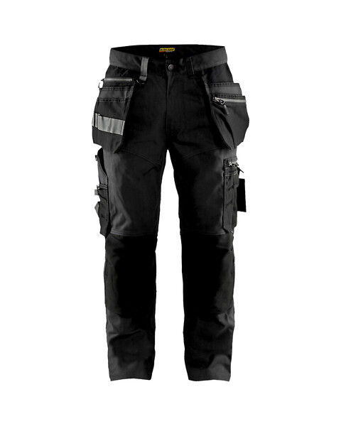 RThousut BLÅKLÄDER Stretch 1590 C58 159013439899 C58 T.harmaa/musta
