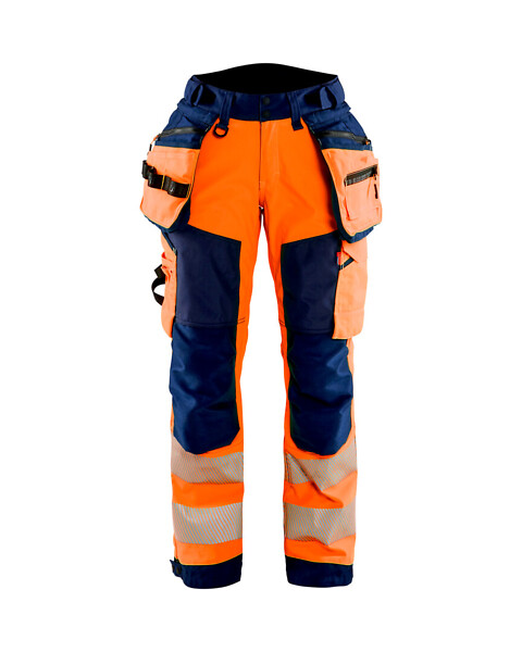 N Softshell BLÅKLÄDER HVis 7118 C34 711825135389 C34 HVis ora/M.sin