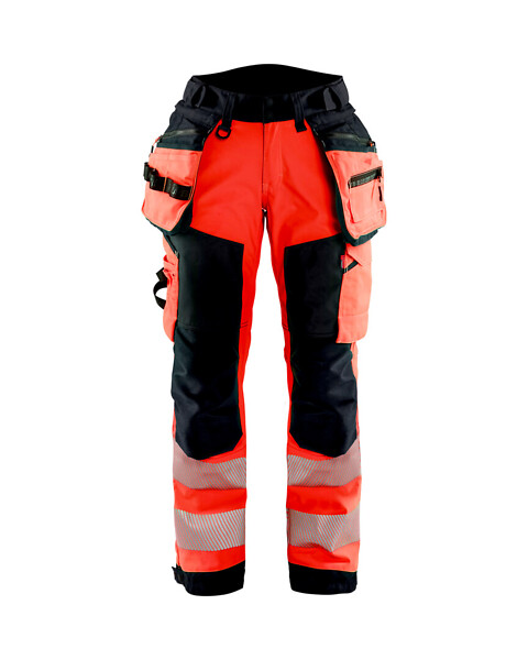 N Softshell BLÅKLÄDER HVis 7118 C40 711825135599 C40 HVis pun/musta
