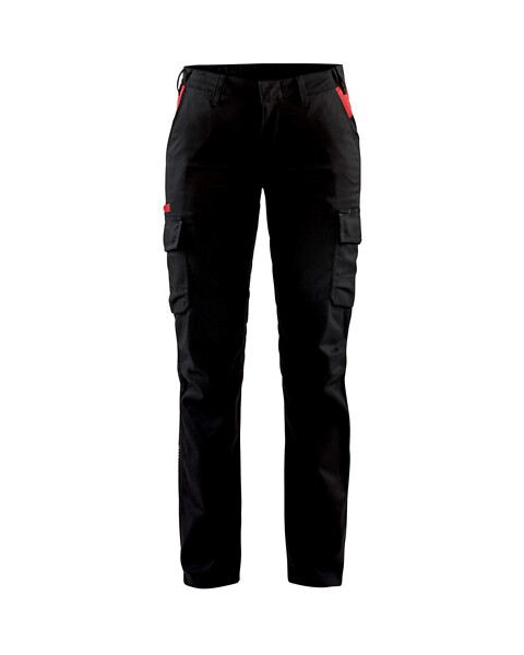 N Housut BLÅKLÄDER Stretch 7144 D22 714418329956 D22 musta/pun