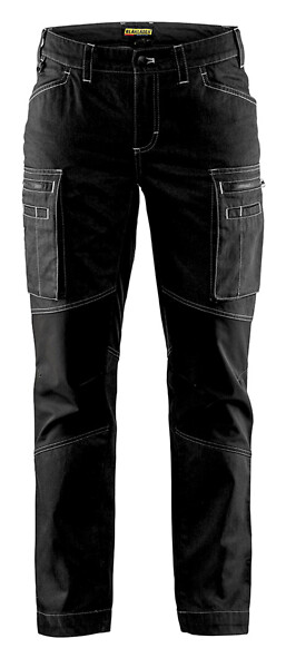 N Housut BLÅKLÄDER Stretch 7159 C48 715911429900 C48 musta