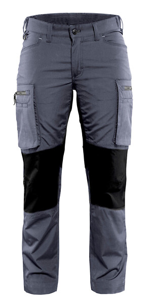 N Housut BLÅKLÄDER Stretch 7159 C48 715918459499 C48 harmaa/musta