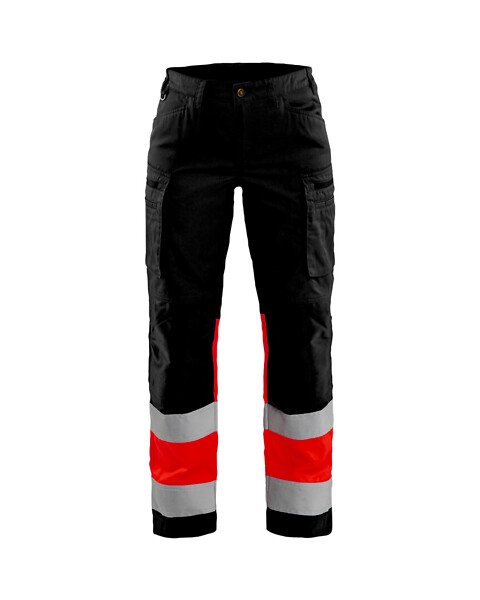 N housut BLÅKLÄDER HV STR 7161 C42 716118119955 C42 musta/HVis pun