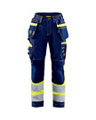 Naisten highvis riipputaskuhousut stretch  BLÅKLÄDER 71961370