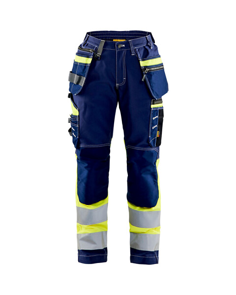Naisten highvis riipputaskuhousut stretch  BLÅKLÄDER 71961370  