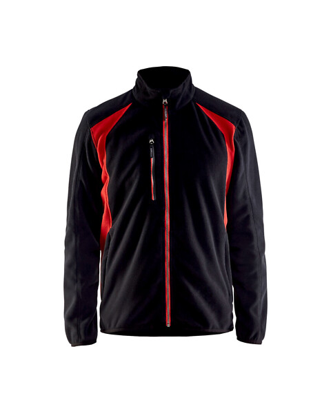 Fleecepusero BLÅKLÄDER 4730 2XL 473025109956 XXL Musta/Punainen