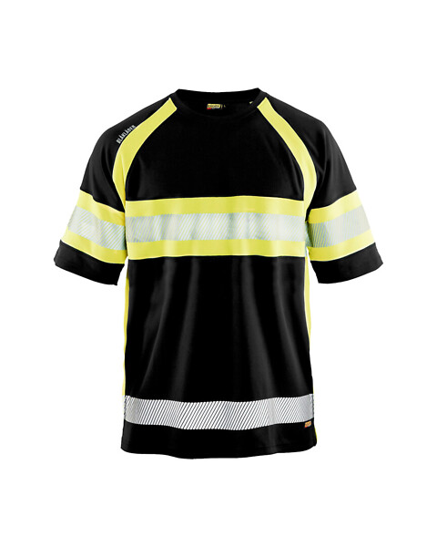 T-paita BLÅKLÄDER Hi-Vis UV 3337 M 333710519933 M Musta/HVis keltainen