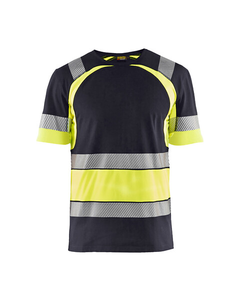 T-paita BLÅKLÄDER Hi-Vis 3421 4XL 342110309633 4XL Harmaa/HVis kelt.