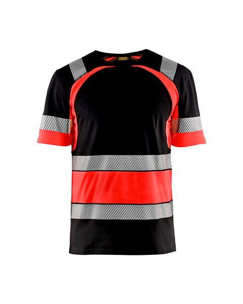 T-paita BLÅKLÄDER Hi-Vis 3421 3XL 342110309955 XXXL Musta/HVis pun.