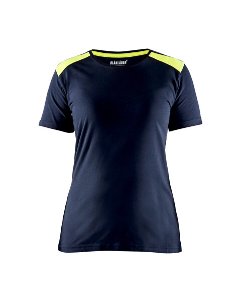 N T-paita BLÅKLÄDER 3479 XL 347910428633 XL DK Navy/ Hv Yellow