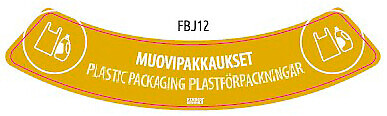 Bermuda Jumbo lajittelutarra NFBJ12 Muovipakkaukset