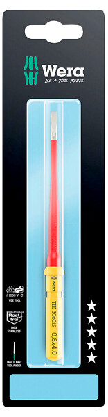 Bit Spår 0,6 x 3,5 x 157mm IP Wera VDE 3060 iS 05006577001 RF SL