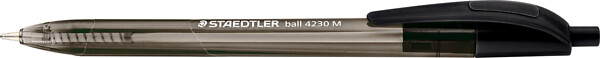 Staedtler 4230 M kuulakärkikynä 10kpl/ltk musta runko ja muste