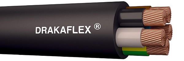 Rubber cable H07RN-F 5G1,5 Eca R100