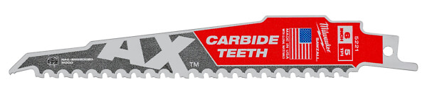 Puukkosahanterä karbidi 150mm AX Milwaukee 48005221, 1kpl/pak