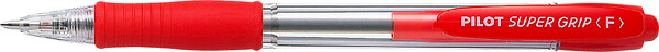 Pilot Super Grip kuulakärkikynä Punainen, 0,7mm, 154652, 12kpl/ltk