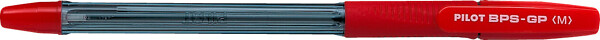 Pilot BPS-GP kuulakärkikynä Punainen, 1mm, 142802, 12kpl/ltk