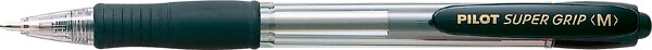 Pilot Super Grip kuulakärkikynä Musta, 1mm, 154669, 12kpl/ltk
