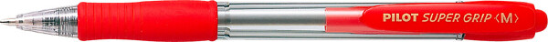 Pilot Super Grip kuulakärkikynä Punainen, 1mm, 154652, 12kpl/ltk