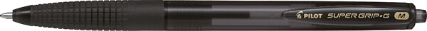 Pilot Super Grip G kuulakärkikynä Musta, 1mm, 524400 12kpl/ltk