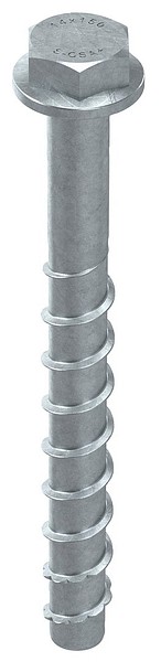 Conc. Screw S-CSA+ HEX 14x150/35/85 Zinc plated, hex with flange, SW21