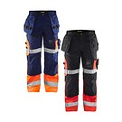 X1500 Highvis riipputaskuhousut  BLÅKLÄDER 15081860