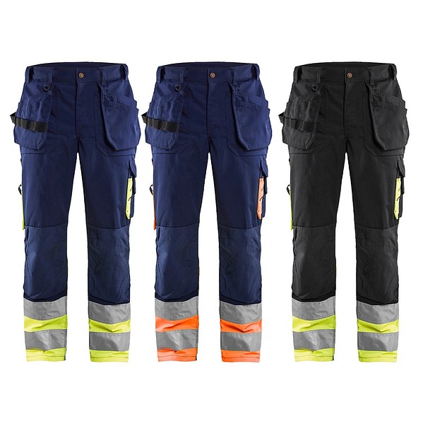 Highvis riipputaskuhousut  BLÅKLÄDER 15291860  