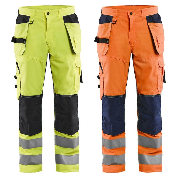 Hengittävät highvis riipputaskuhousut  BLÅKLÄDER 15651811  