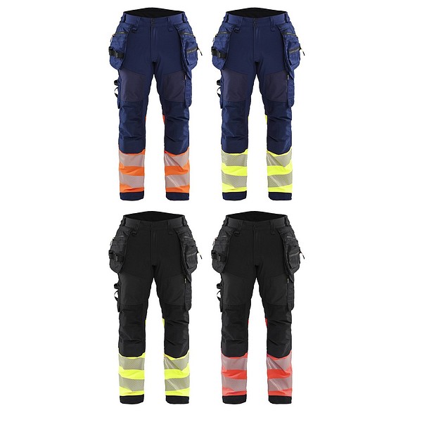 Highvis Softshell riipputaskuhousut  BLÅKLÄDER 18212513  