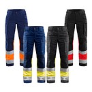 Naisten highvis housut stretch  BLÅKLÄDER 71611811