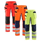Naisten highvis riipputaskuhousut stretch  BLÅKLÄDER 71631811