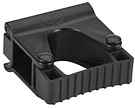 Seinäteline 82x87x48mm musta