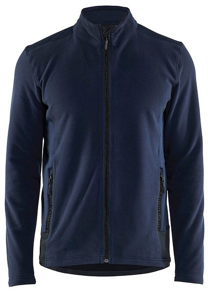 Fleecepusero BLÅKLÄDER 4765 4XL 476510108699 Tumma sininen/Musta