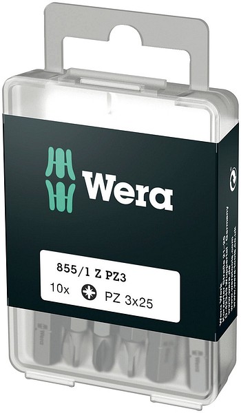 Bits-rasia PZ3 x 25mm IP Wera 855/1 Z 05072405001 10kpl/pak