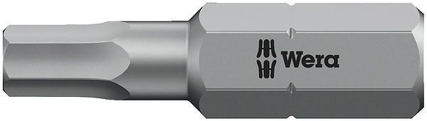 Ruuvauskärki HEX 1/8'' x 25mm Wera 840/1 Z 05135073001