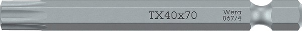 Bit TX9 x 70mm Wera 867/4 Z 05319835001