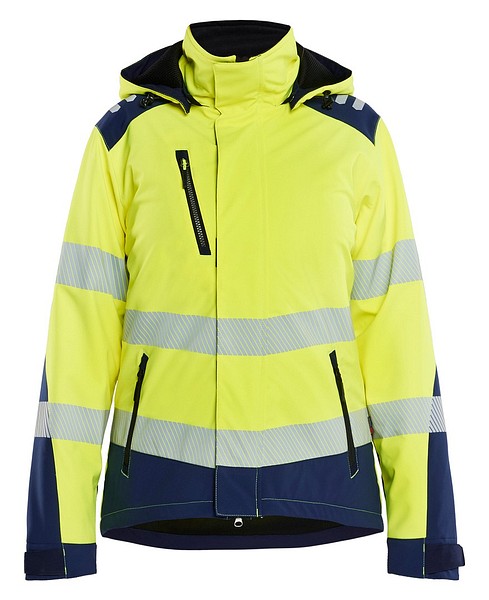 N Softshelltakki BLÅKLÄDER 4401 M 440125133389 HV keltainen/sininen