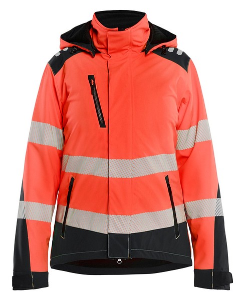 N Softshelltakki BLÅKLÄDER 4401 S 440125135599 HV punainen/musta
