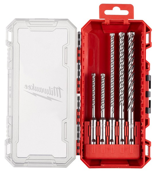 Vasaraporasarja SDS+MX4 PF1 5kpl Milwaukee 4932498297