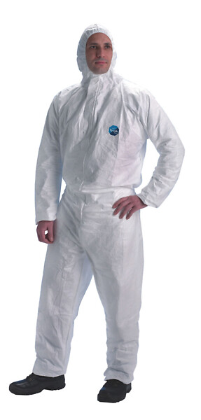 Suojahaalari TYVEK 400 Dual 2XL valkoinen, EN13982-1 tyyppi 5/6