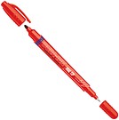 Markal Dura Ink Dual Tip punainen