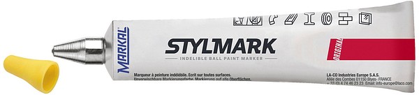 Markal Stylmark Original keltainen 96653 maalikynä 3mm pallokärjellä