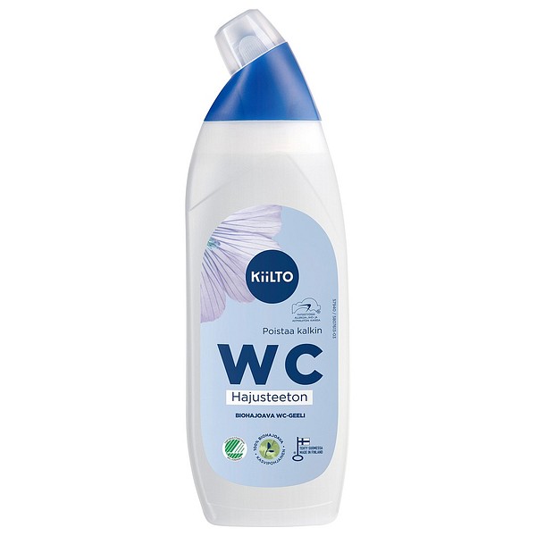 Kiilto Toilet gel unfraganced 750ml 57940 6pcs/box